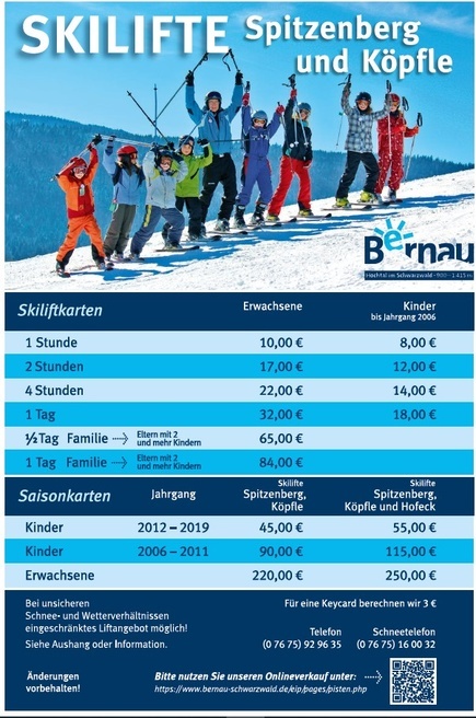 Skiliftpreise Saison 2023/24