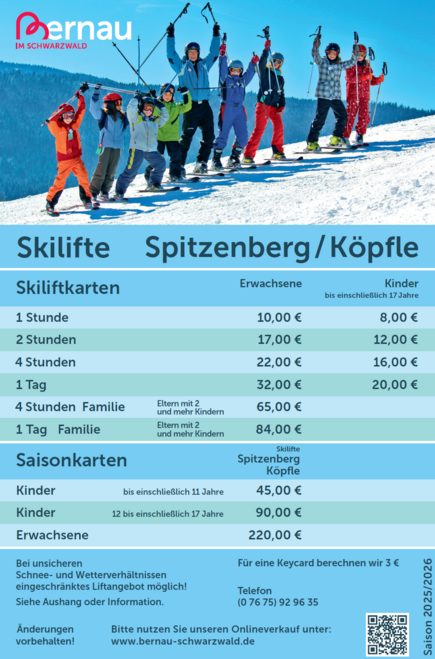Skiliftpreise Saison