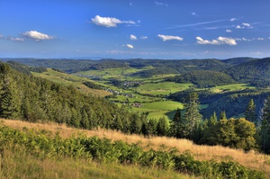 Blick auf das Bernauer Hochtal im sdlichen Schwarzwald. Foto: Erich Spiegelhalter