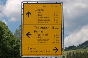 Aus zehn Ortsteilen besteht die Gemeinde Bernau. Foto: Heike Budig