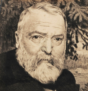 Hans Thoma Selbstbildnis 1898 Hans Thoma Selbstbildnis 1898