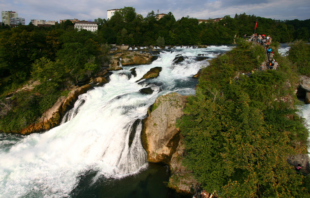 Der Rheinfall bei Schaffhausen. Foto: Achim Mende